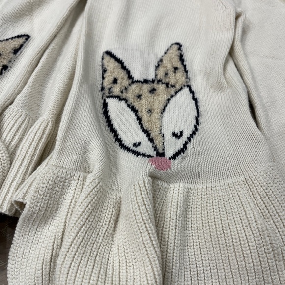 Gap. Girls size 5. Fox peplum cardigan. EUC - Picture 4 of 6